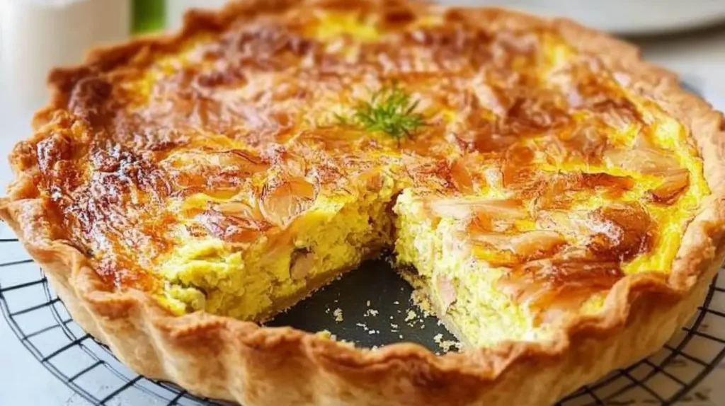 Quiche au thon sans pâte, recette facile et rapide, quiche sans pate.