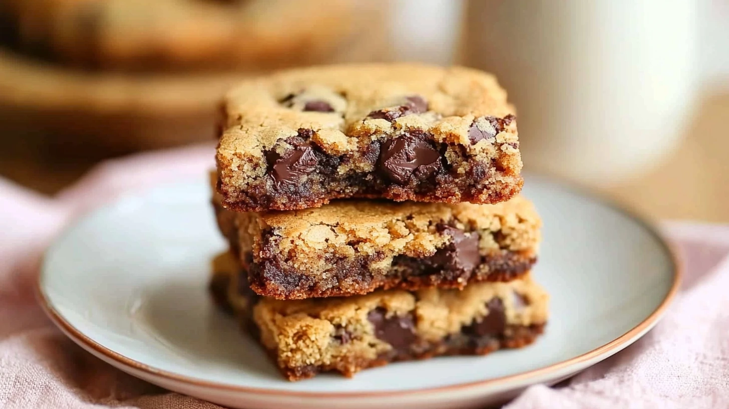 Recette brookie fondant maison, combinant brownie moelleux et cookie croustillant, présenté sur une assiette gourmande.