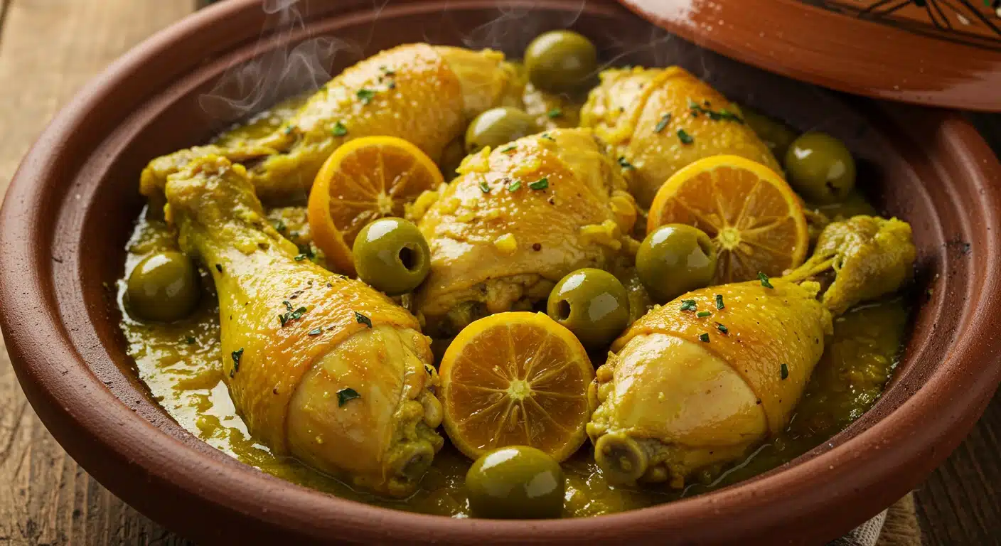 Comment réussir un poulet aux olives et citron comme au Maroc ?