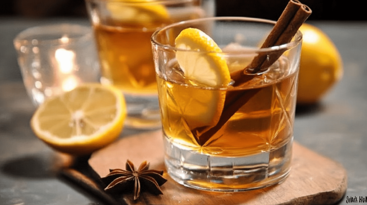 Grog au rhum chaud et parfumé préparé selon une grog recette maison facile proposée par SavoryGlobe.