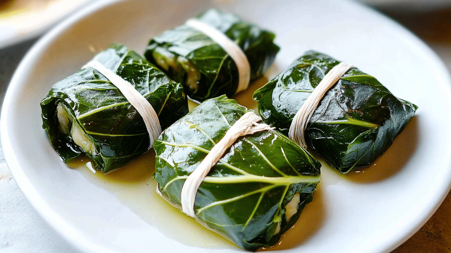 Plat de blettes cuisinées maison selon une recette blette facile et rapide proposée par SavoryGlobe.