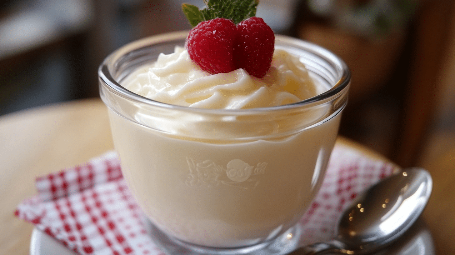 Recette yaourt maison crémeux et onctueux dans des pots en verre, avec une cuillère en bois et des ingrédients naturels.