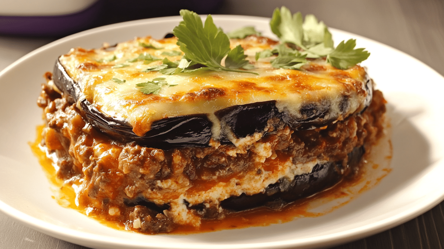Recette Moussaka à l’aubergine : Une version savoureuse et traditionnelle